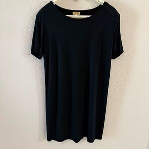 Piko 1988 T-shirt Dress Black Stretchy Short Sleeve Scoop Neck Women’s Size M